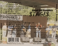 CD-0314, Abbott Hill Ramblers, Stages