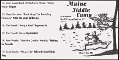 CD-7924, Maine Fiddle Camp Staff Staff Compilation, 14th Annuall, 2008