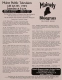 MISC-0659, Mainely Bluegrass Television Series, 1994