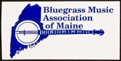 MISC-4144, Bluegrass Music Association of Maine Bumper Sticker