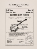 POST-0556, 1st Annual Thomas POint Beach Bluegrass Music Festival, 1979