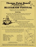 POST-0558, Thomas Point Beach Bluegrass Festival, Second Annual