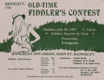 POST-1704, Rangeley's Old-Time Fiddler's Contest, 17th, 1997