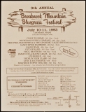 POST-7828, Breakneck Mountain Bluegrass Festival, 9th Annual, 1993