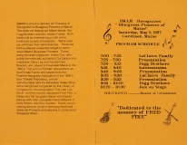 PROG-0085, Maine Bluegrass Pioneer Recognition Show, 1997