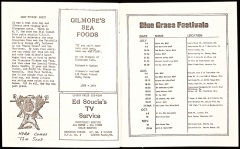 PROG-4118, The Pine Tree State Blue Grass Music Association, Maine's 1st Blue Grass Festival, 1972