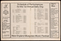 PROG-4124, 1st Annual Salty Dog New England Bluegrass Music Festival, Inside