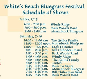 white's beach 2016 schedule