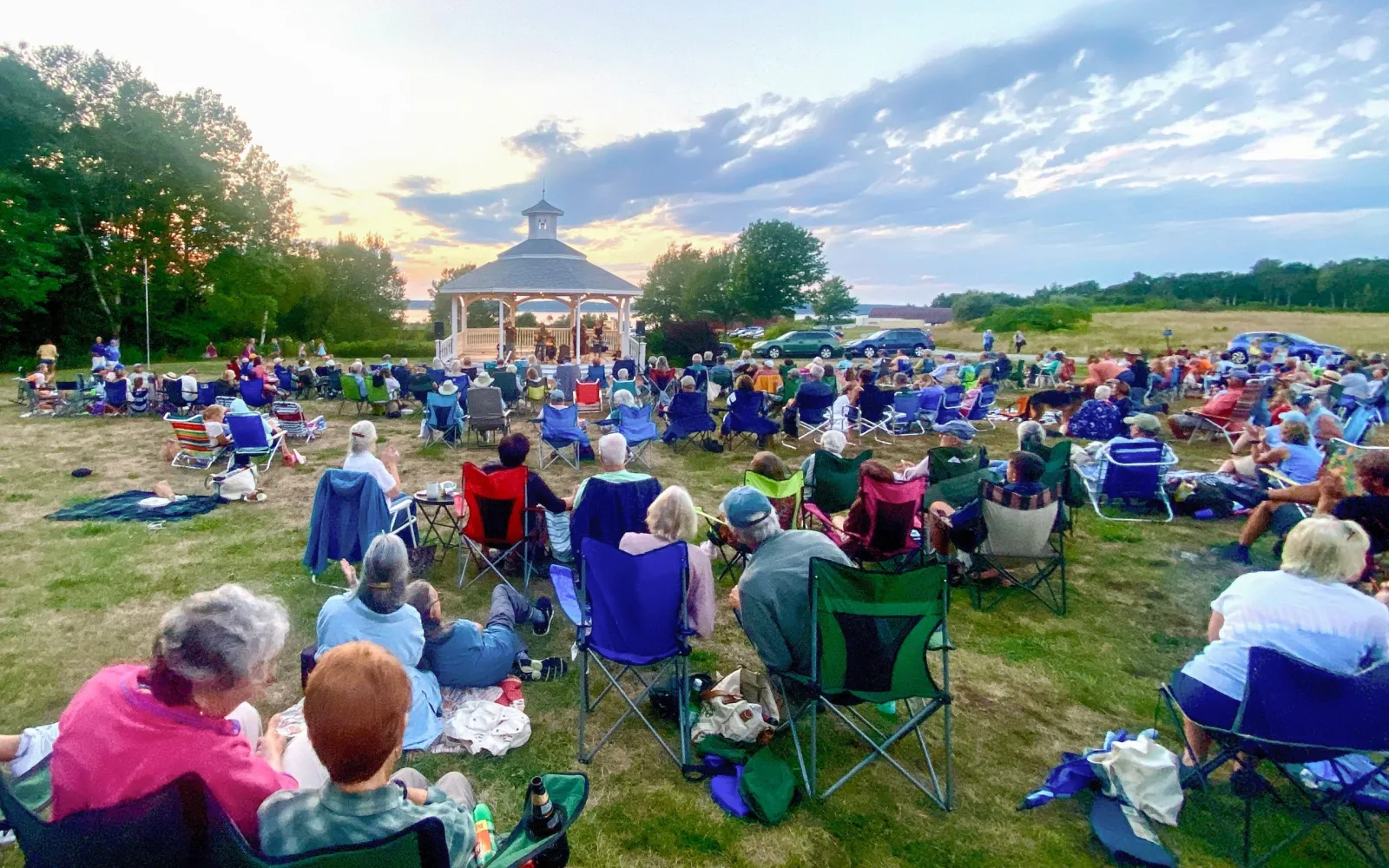 Harpswell Bandstand by the Sea