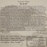 CD-0396, Traditional Heights, On & On