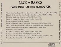 CD-0464, Back To Basics, Havin More Fun Than Normal Folk