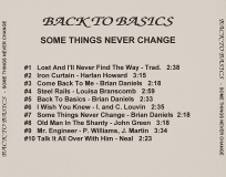 CD-0467, Back To Basics, Some Things Never Change