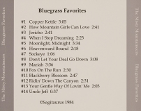 CD-0512, The Misty Mountaineers,  Bluegrass Favorites