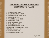 CD-0530, The Sandy River Ramblers, Welcome To Maine