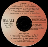 CD-0775, BMAM Benefit Show, Disc 3, April 2000
