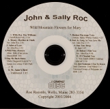 CD-1028, John & Sally Roc, Wild Mountain Flowers For Mary, 2003