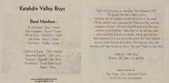 CD-1058, Katahdin Valley Boys, Iron Mountain Mill
