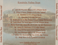 CD-1059, Katahdin Valley Boys, Iron Mountain Mill