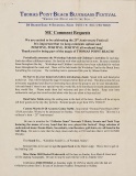 MISC-0700, Thomas Point Beach Bluegrass Festival, MC Comment Requests, 2003