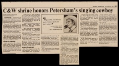 NEWS-0955, Slim Clark Story, 1996