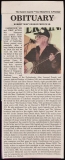OBIT-7811, Bob French Obituary, Eastern Gazette, September 2016