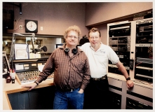 PHOT-1740, Lee Michael Demsey and Darwin Davidson at WAMU Broadcast Studio