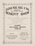 POST-0053, Bluegrass Music Assoc Of Maine Benefit Show, 1997