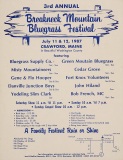 POST-0600, Breakneck Mountain Bluegrass Festival, 3rd Annual, 1987