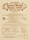 POST-0612, Breakneck Mountain Bluegrass Festival, 9th Annual, 1993
