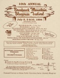 POST-0614, Breakneck Mountain Bluegrass Festival, 10th Annual, 1994