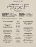 POST-0620, Thompson's Family Bluegrass Music Festival, 2nd Annual, 2005