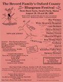 POST-0630, The Record Family's Oxford County Bluegrass Festival, 10th Annual, 1995