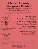 POST-0633, Oxford County Bluegrass Festival, 1987