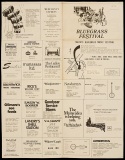 POST-0695, Maine's 3rd Annual Bluegrass Music Festival, 1974, back side