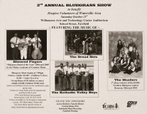 POST-0714, 3rd Annual Bluegrass Show