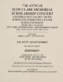 POST-0717, 7th Annual Slim Clark Memorial Scholarship Concert, 2007