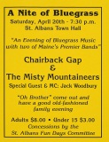 POST-0723, A Nite Of Bluegrass, Chairback Gap and