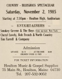 POST-0727, Country - Bluegrass Spectacular, 1985
