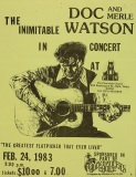 POST-0738, Doc And Merle Watson, Chocolate Church, 1983
