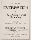 POST-0745, Evergreen & The Abbott Hill Ramblers, 2008