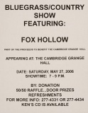 POST-0748, Bluegrass Country Show Featuring Fox Hollow, 2006