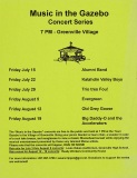 POST-0765, Music In The Gazebo Concert Series