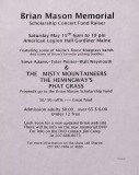 POST-1714, Brian Mason Memorial Scholarship Concert, 2010