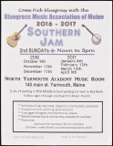 POST-7834, Bluegrass Music Association of Maine, Southern Jam, 2016-2017
