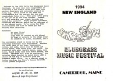 PROG-0021, 1994 Salty Dog Bluegrass Music Festival, Front & Back Covers