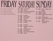PROG-0093, Bill Smith Memorial Bluegrass Festival, 2007, backside