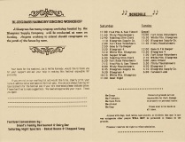 PROG-0120, Breakneck Mountain Bluegrass Festival, 5th Annual, 1989
