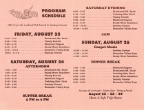 PROG-0131, Salty Dog Bluegrass Festival, 1991