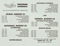 PROG-0133, Salty Dog Bluegrass Festival, 1992
