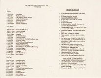 PROG-0135, Detroit Bluegrass Festival, 2001